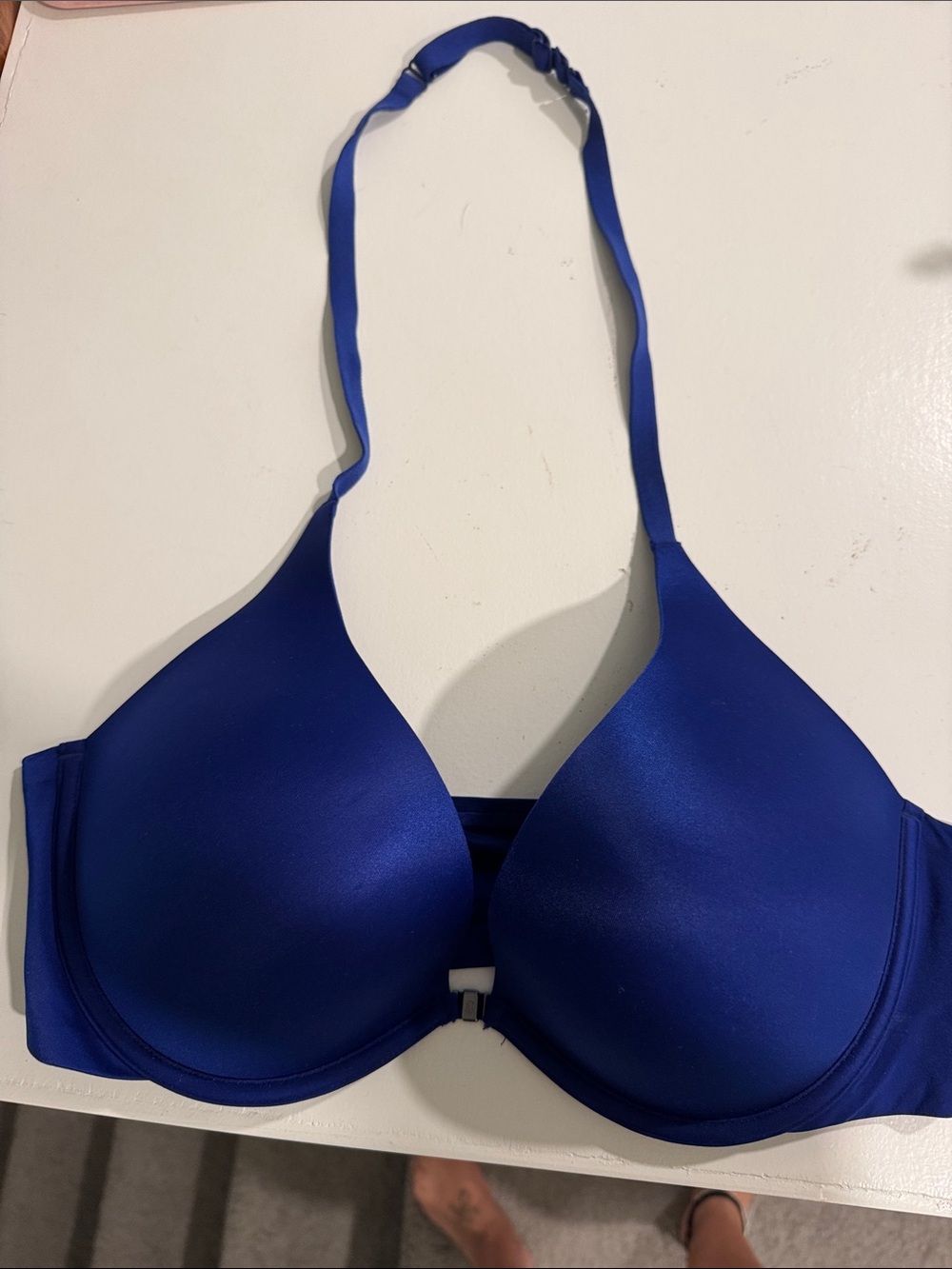 Royal Blue Push-Up Bra straps around the neck or strapless